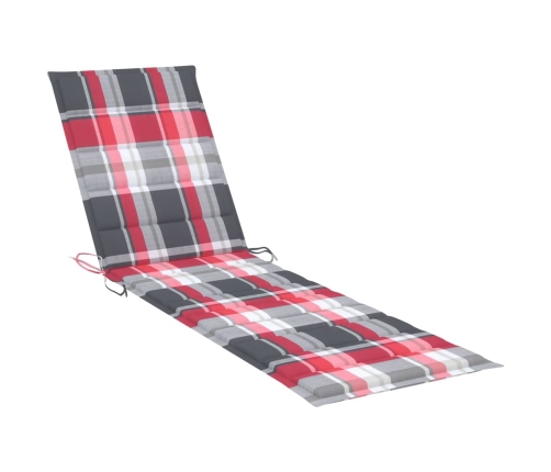 vidaXL sauļošanās zviļņi, 2 gab., ar galdiņu un matračiem, tīkkoks