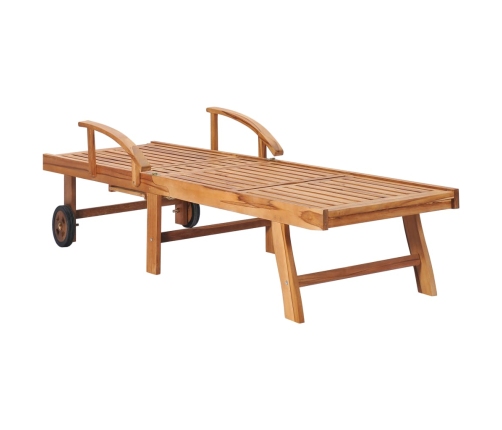 Sauļošanās Zviļņi, 2 Gab., Zili Matrači, Masīvs Tīkkoks Vidaxl