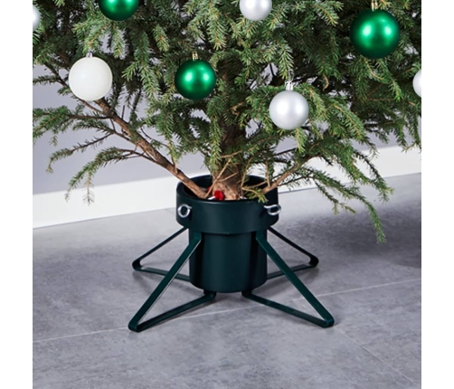 Ziemassvētku Egles Statīvs, Melns, 46X46X19 Cm Vidaxl