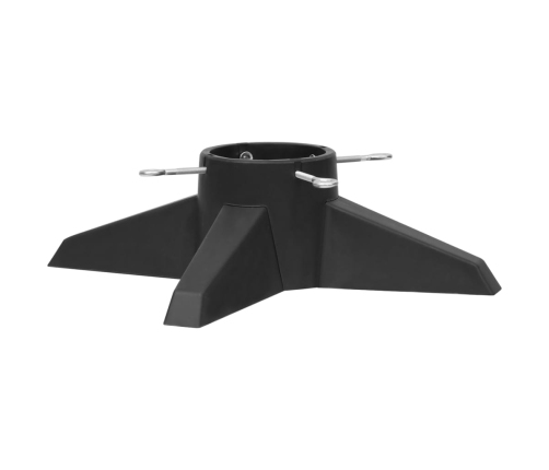 vidaXL Ziemassvētku egles statīvs, pelēks, 55,5x55,5x15 cm