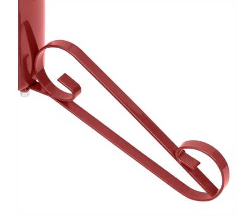 vidaXL Ziemassvētku egles statīvs, sarkans, 58x58x21 cm