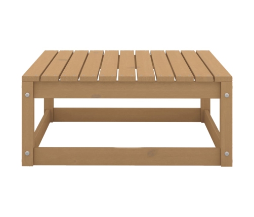 vidaXL 10-daļīgs dārza atpūtas mēbeļu komplekts, brūns priedes koks