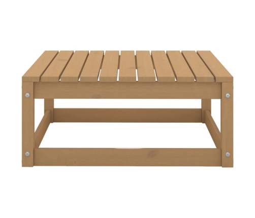 vidaXL 10-daļīgs dārza atpūtas mēbeļu komplekts, brūns priedes koks