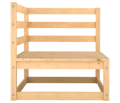 vidaXL 10-daļīgs dārza atpūtas mēbeļu komplekts, priedes masīvkoks