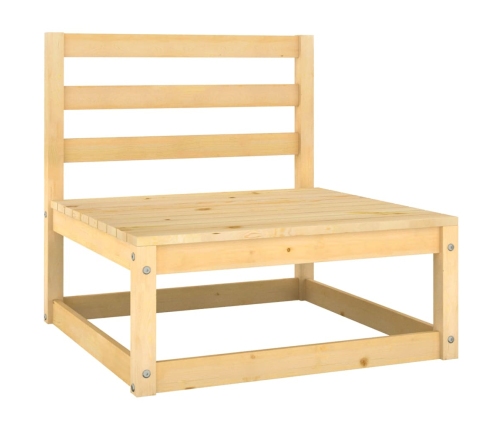 vidaXL 10-daļīgs dārza atpūtas mēbeļu komplekts, priedes masīvkoks