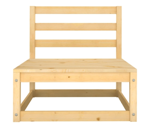 vidaXL 10-daļīgs dārza atpūtas mēbeļu komplekts, priedes masīvkoks