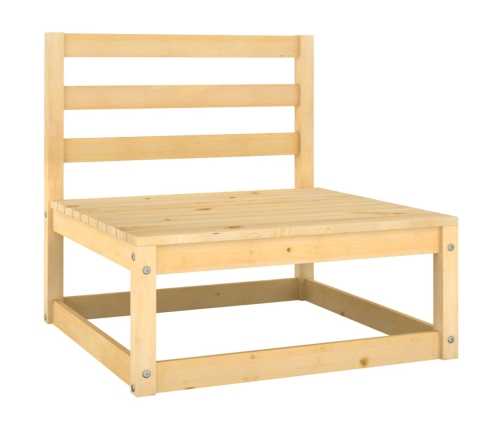 vidaXL 10-daļīgs dārza atpūtas mēbeļu komplekts, priedes masīvkoks