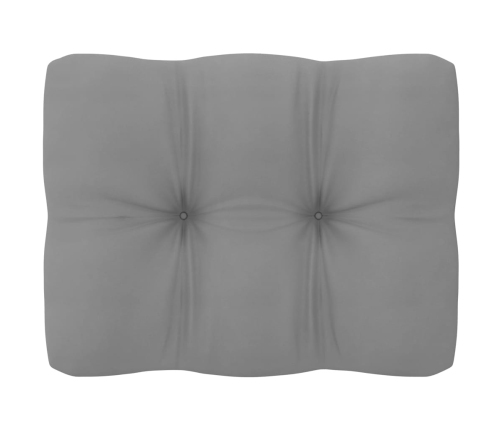 vidaXL 8-daļīgs dārza atpūtas mēbeļu komplekts ar pelēkiem matračiem