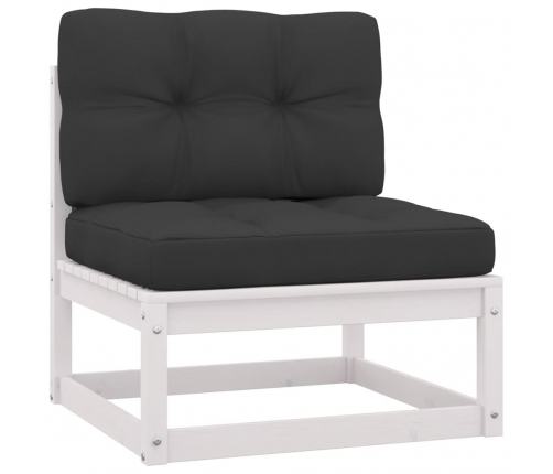 vidaXL 10-daļīgs dārza atpūtas mēbeļu komplekts ar matračiem, priede