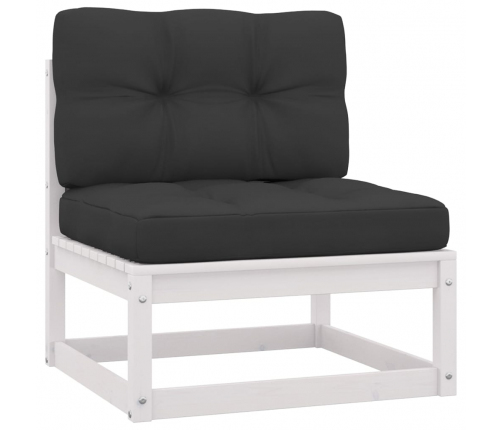 vidaXL 10-daļīgs dārza atpūtas mēbeļu komplekts ar matračiem, priede