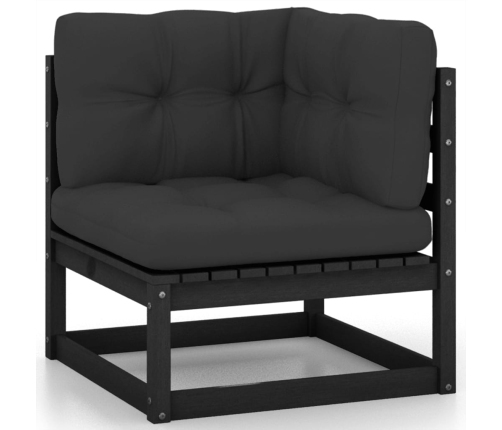 vidaXL 10-daļīgs dārza atpūtas mēbeļu komplekts ar matračiem, priede