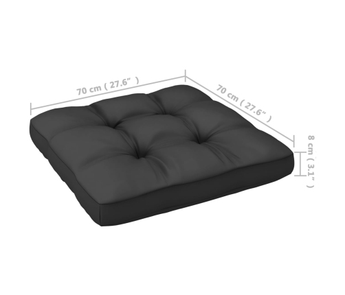 vidaXL 10-daļīgs dārza atpūtas mēbeļu komplekts ar matračiem, priede