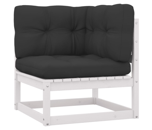 vidaXL 10-daļīgs dārza atpūtas mēbeļu komplekts ar matračiem, priede