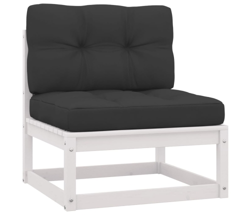 vidaXL 10-daļīgs dārza atpūtas mēbeļu komplekts ar matračiem, priede