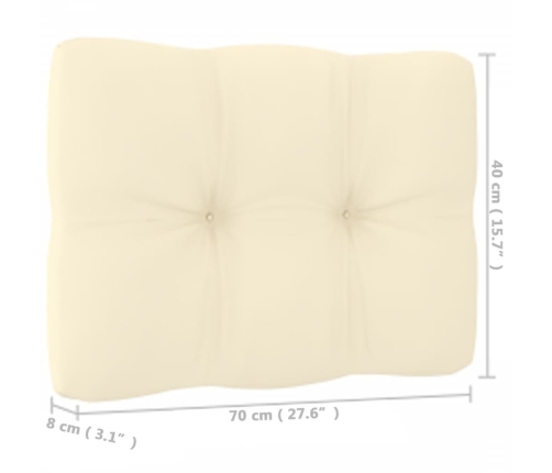 vidaXL 10-daļīgs dārza atpūtas mēbeļu komplekts ar matračiem, priede