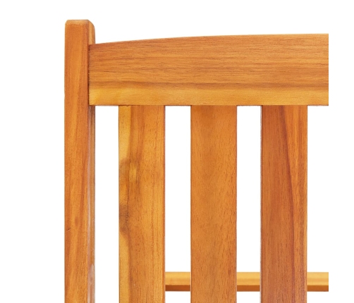 vidaXL sauļošanās zviļņi ar matračiem, 2 gab., akācijas masīvkoks