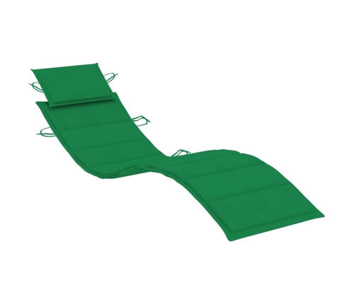 vidaXL sauļošanās zviļņi ar matračiem, 2 gab., akācijas masīvkoks