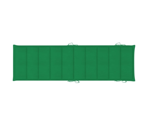 vidaXL sauļošanās zviļņi ar matračiem, 2 gab., akācijas masīvkoks