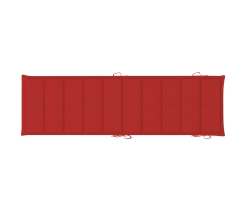 vidaXL sauļošanās zviļņi ar matračiem, 2 gab., akācijas masīvkoks