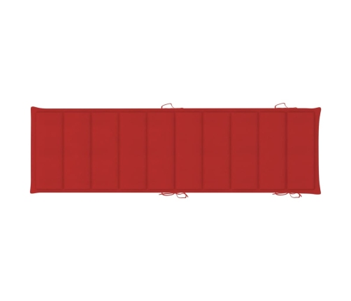 vidaXL sauļošanās zviļņi ar galdiņu, matračiem, 2 gab., akācijas koks