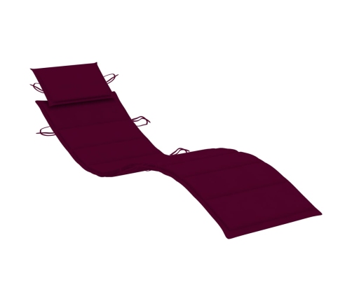 vidaXL sauļošanās zviļņi ar galdiņu, matračiem, 2 gab., akācijas koks