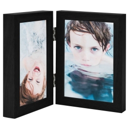 2-Daļīgs Foto Rāmis, Kolāža, Melns, 2X(13X18 Cm) Vidaxl