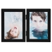 vidaXL 2-daļīgs foto rāmis, kolāža, melns, 2x(13x18 cm)