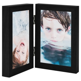 2-Daļīgs Foto Rāmis, Kolāža, Melns, 2X(21X29,7 Cm) Vidaxl