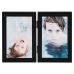 vidaXL 2-daļīgs foto rāmis, kolāža, melns, 2x(21x29,7 cm)