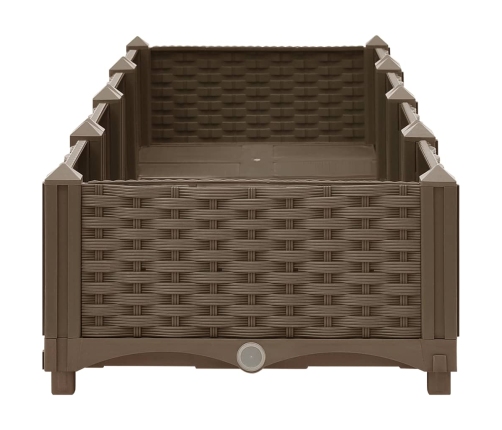 vidaXL puķu kaste, 160x40x23 cm, polipropilēns