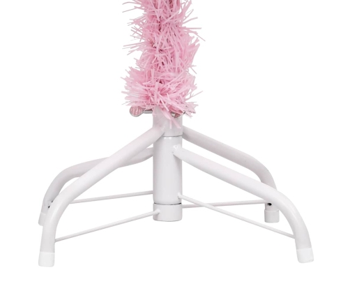 Izgaismota Mākslīgā Ziemassvētku Egle Ar Rotājumiem, 150Cm, Pvc Vidaxl