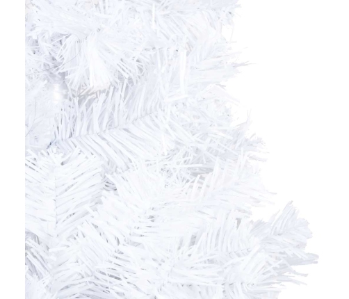 vidaXL izgaismota mākslīgā Ziemassvētku egle ar rotājumiem, 150cm, PVC