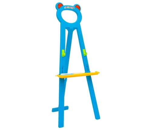 vidaXL 2-1 bērnu molberts ar flomasteru un krīta tāfeli