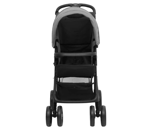 Trīs-Vienā Sporta Ratiņi Gaiši Pelēki Ar Melnu, Tērauds Vidaxl