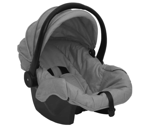 Trīs-Vienā Sporta Ratiņi Gaiši Pelēki Ar Melnu, Tērauds Vidaxl