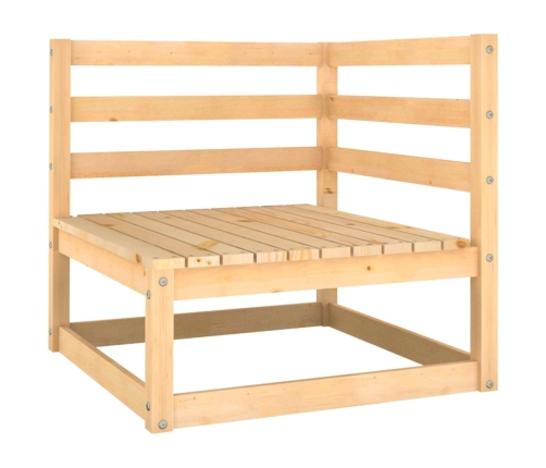 vidaXL 10-daļīgs dārza atpūtas mēbeļu komplekts, priedes masīvkoks