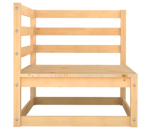 vidaXL 10-daļīgs dārza atpūtas mēbeļu komplekts, priedes masīvkoks