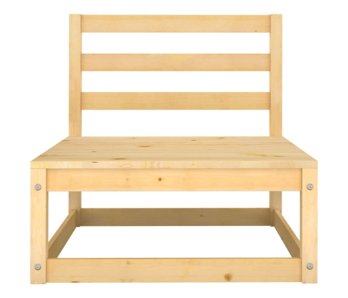 vidaXL 10-daļīgs dārza atpūtas mēbeļu komplekts, priedes masīvkoks