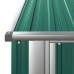 vidaXL dārza šķūnis, zaļš, 180,5x97x209,5 cm, cinkots tērauds