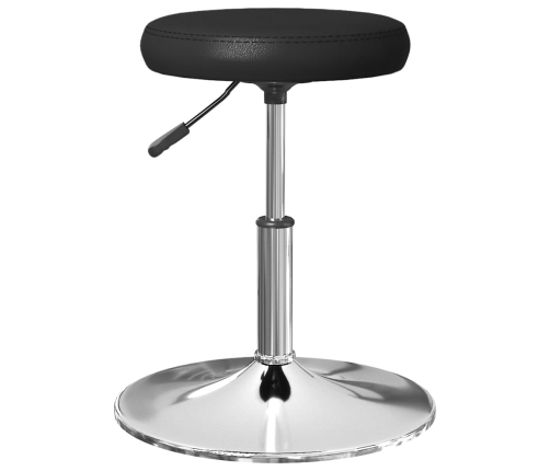 vidaXL virtuves krēsli, 2 gab., melna mākslīgā āda