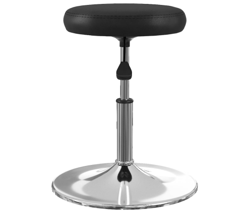 vidaXL virtuves krēsli, 2 gab., melna mākslīgā āda