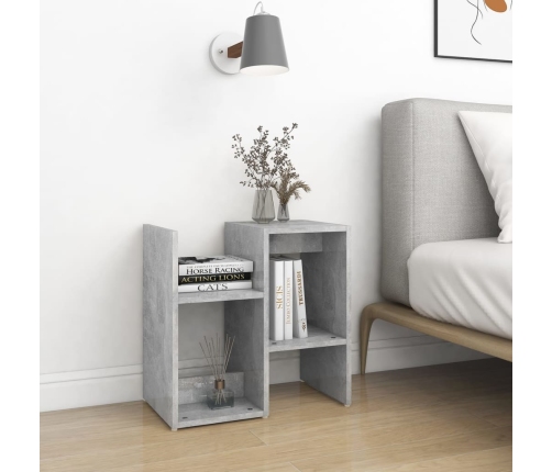 vidaXL naktsskapīši, 2 gab. betonpelēki 50x30x51,5cm inženierijas koks