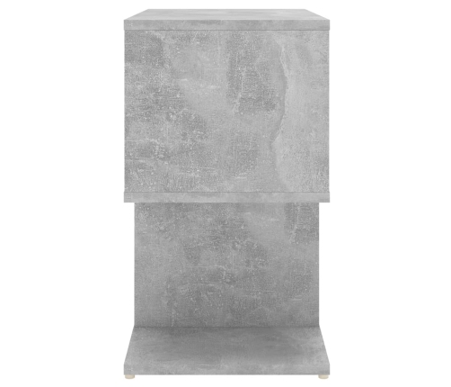 vidaXL naktsskapīši, 2 gab. betonpelēki 50x30x51,5cm inženierijas koks