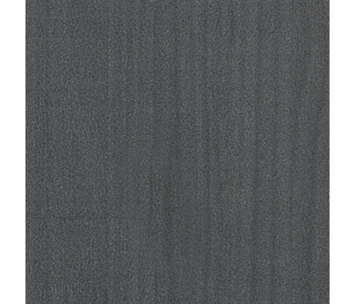 vidaXL 2-līmeņu grāmatu plaukts, pelēks, 100x30x70 cm, priedes koks