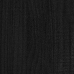 vidaXL 2-līmeņu grāmatu plaukts, melns, 100x30x70 cm, priedes koks
