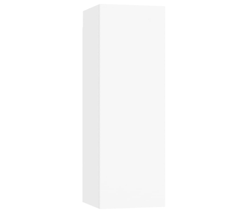 10-Daļīgs Tv Plauktu Komplekts, Balts, Inženierijas Koks Vidaxl