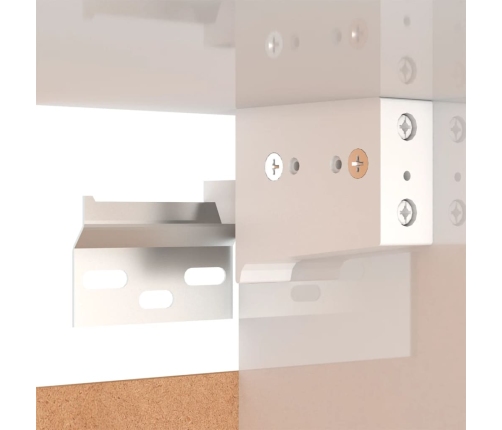 10-Daļīgs Tv Plauktu Komplekts, Balts, Inženierijas Koks Vidaxl