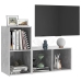 vidaXL TV plaukti, 2 gab. betona pelēki 72x35x36,5cm inženierijas koks