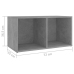 vidaXL TV plaukti, 2 gab. betona pelēki 72x35x36,5cm inženierijas koks