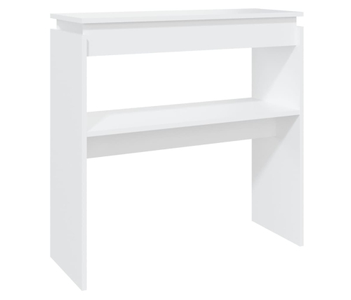 vidaXL konsoles galdiņš, balts, 80x30x80 cm, inženierijas koks